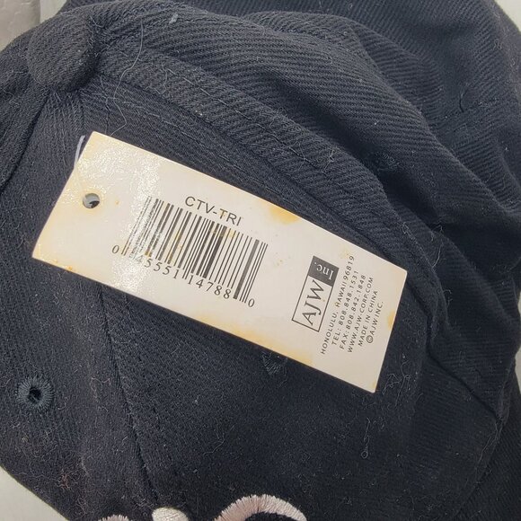 Hawaii Surfware Black Baseball Cap With Sea Turtle Embroidery Casual Outdoors - Picture 6 of 11